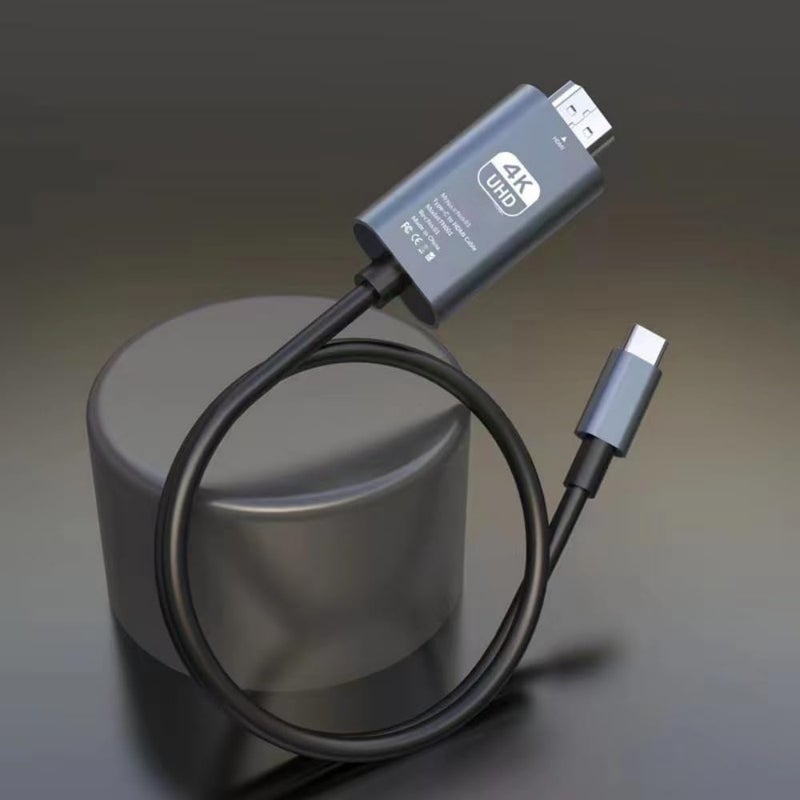 Typec To Hdmi Projection Screen Cable Mobile Phone Computer Tablet Projection Screen Display Steam Game Console Video Adapter - Image 3